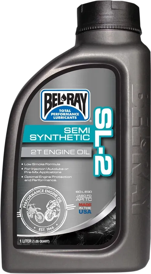 BEL-RAY Fits SL-2 Semi-Synthetic 2T Oil - 1L 99460-B1LW