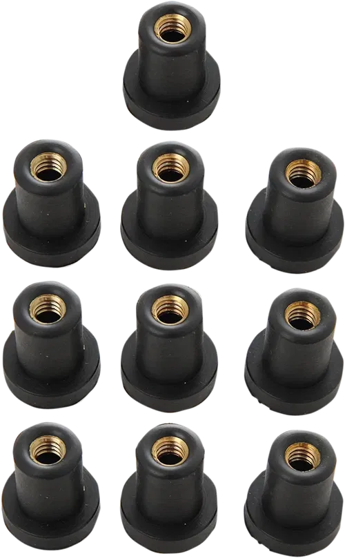 DRAG SPECIALTIES Nuts - Well - 1/4-20 - 10-Pack 62309