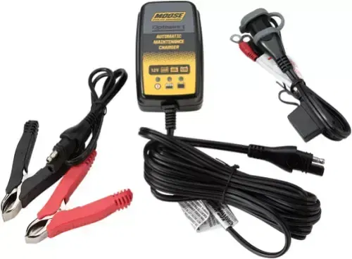 Moose Optimate 1 12-Volt Automatic Battery Maintenance Charger Motorcycle ATV
