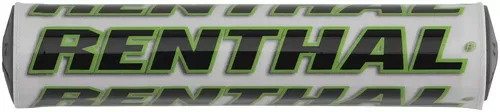 RENTHAL SX CROSS BAR PAD - 7/8 HANDLEABARS - 10 250MM - WHITE/GREEN _P267