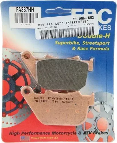 EBC Double H Sintered Brake Pads FA387HH