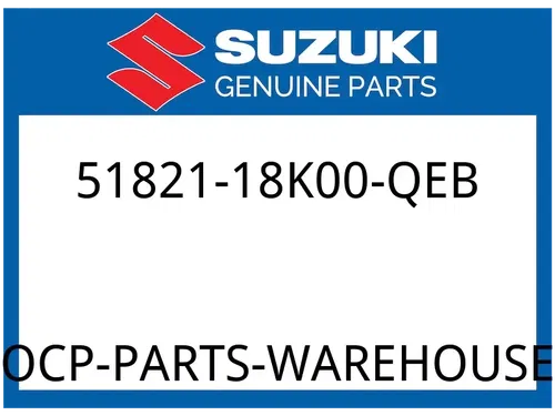 Suzuki OEM Part 51821-18K00-QEB COVER, METER RH (GRAY)