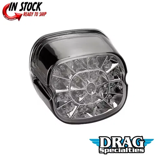 Drag Specialties 2010-0745 Smoke Web LED Taillights w Bottom Tag Light