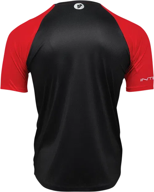 THOR Intense Assist Chex Short-Sleeve Jersey - Red/Black - Medium 5120-0140