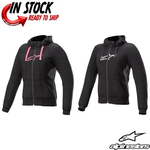 NEW! 2025 ALPINESTARS STELLA CHROME SPORT HOODIE JACKET - PICK SIZE & COLOR