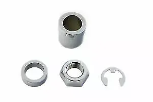 Rear Axle Nut Kit Chrome for Harley Davidson by V-Twin