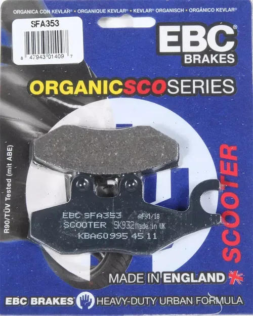 EBC SFA Organic Scooter Brake Pads SFA353