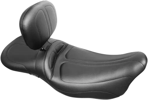 LE PERA Fits Maverick Daddy Long Legs Seat - With Backrest - Black - Stitched -