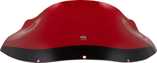KLOCK WERKS Kolor Flare* Windshield - 9" - Red - Fits FXRP KWW-02-0614