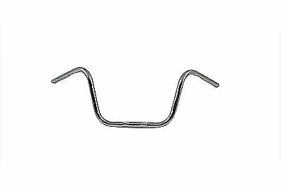 10" Chrome Ape Hanger Handlebar with Indents for Harley Davidson by V-Twin