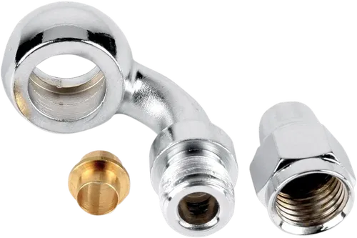 DRAG SPECIALTIES Banjo Fitting - Fits 3/8"/10mm - 35 Degree 350