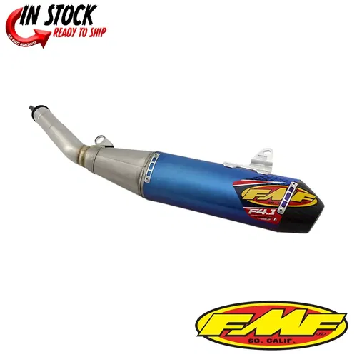 FMF 4.1 Anodized/Ti Slip On Exhaust  2019-2024 Yamaha YZ250F 044455