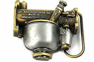 Linkert Carburetor Belt Buckle for Harley Davidson by V-Twin