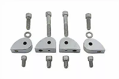 Chrome Bullet Lamp Mounting Kit for Harley Davidson by V-Twin