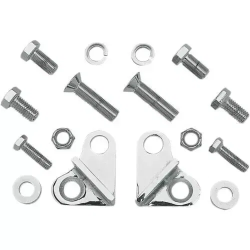 Burly Chrome Rear Lowering Blocks Kit For Harley Touring FLH FLT 85-96