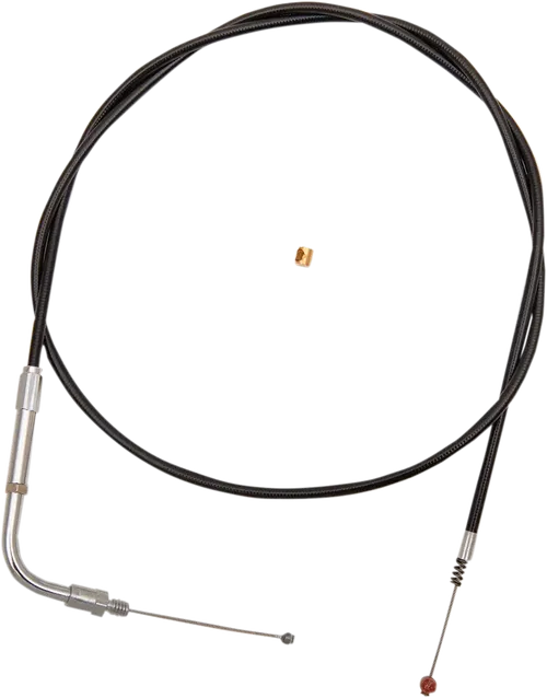 BARNETT Black Vinyl Idle Cable - Fits +6" 101-30-40002-06