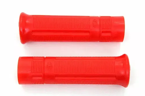 Red Beck Plastic Grip Set for Harley Davidson by V-Twin
