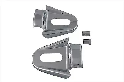 Rear Frame Cover Set Chrome for Harley Davidson by V-Twin