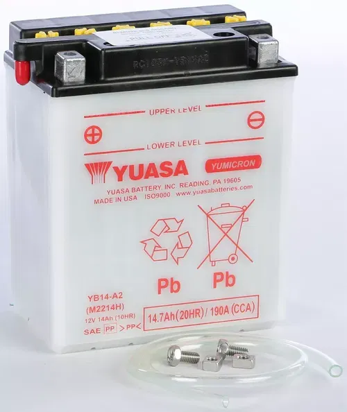 Yuasa Yumicron Battery YUAM2214H YB14-A2