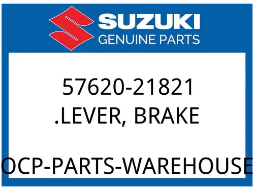 Suzuki OEM Part 57620-21821 LEVER, BRAKE