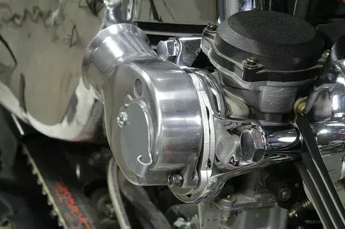E  Air Snoot Polished for Harley Davidson by V-Twin