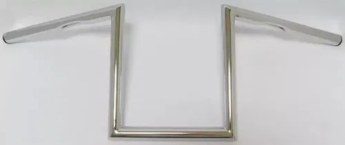 HARDDRIVE 1" Z-Bar Dimpled Handlebar 10" Chrome 820-1204