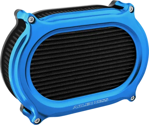 ARLEN NESS Stage Fits 2 Oval Air Cleaner Kit - Blue 600-199