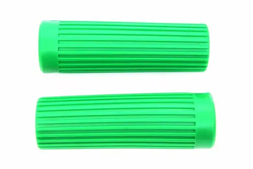 Green Grip Set Original Rib Style for Harley Davidson by V-Twin