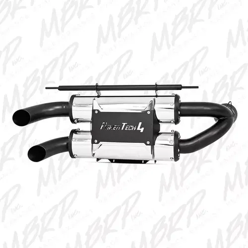 MBRP Dual Slip-on Stack Performance Muffler Exhaust Polaris Razor 900 2011-2014