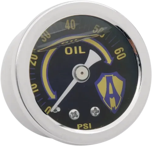 ARLEN NESS Oil Pressure Gauge Kit - Fits Replacement - Chrome 15-655