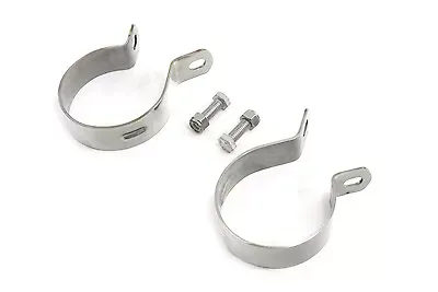 Stainless Steel Muffler Body Clamp for Harley Davidson by V-Twin