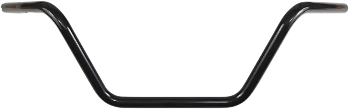 DRAG SPECIALTIES 1" Handlebar - Buckhorn Mid - TBW - Black 0601-4183
