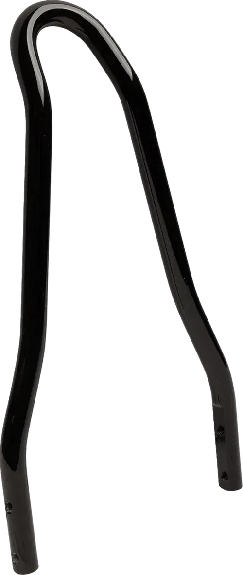 DRAG SPECIALTIES Round Sissy Bar - Black - Fits 7.5" X08-0041GBR