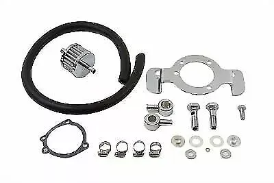 Crankcase Breather and Bracket Kit for Harley Davidson by V-Twin