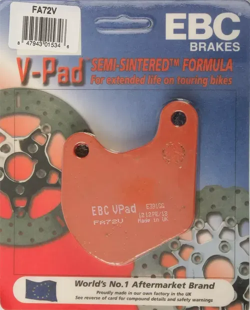 EBC Semi-Sintered V Brake Pads FA72V