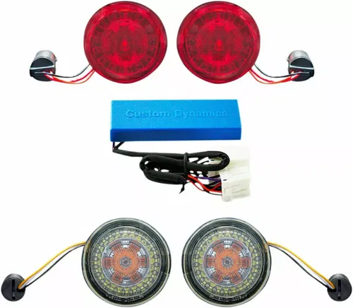 Custom Dynamics ProBEAM LED Turn Signal Insert Kit with Stabilizers 2020-1698