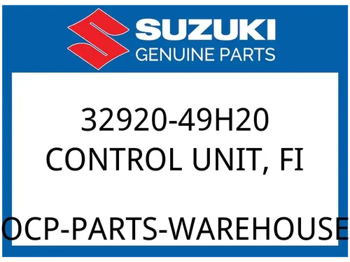 Suzuki OEM Part 32920-49H20 CONTROL UNIT, FI