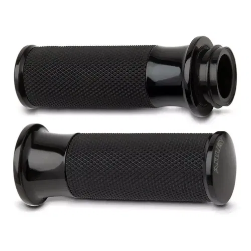 Arlen Ness Black Smoothie Fusion Grips For Harley Electronic Throttle