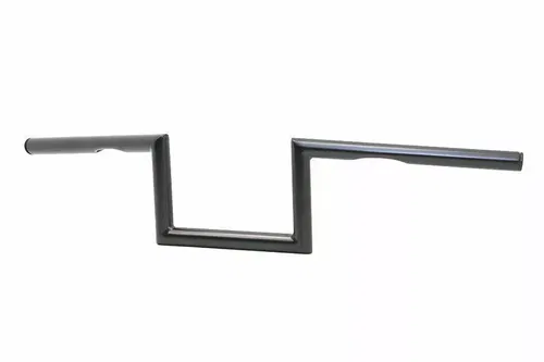 5-1/2" Z Handlebar with Indents Black for Harley Davidson by V-Twin