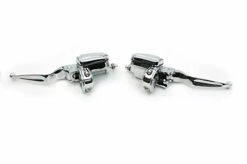 Handlebar Control Kit Chrome with Hydraulic Clutch for Harley Davidson by V-Twin