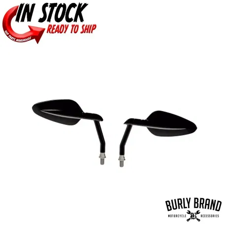 BURLY BRAND RADAR MIRRORS ANODIZED BLACK 2021-2022 HONDA REBEL 1100 B16-1502B