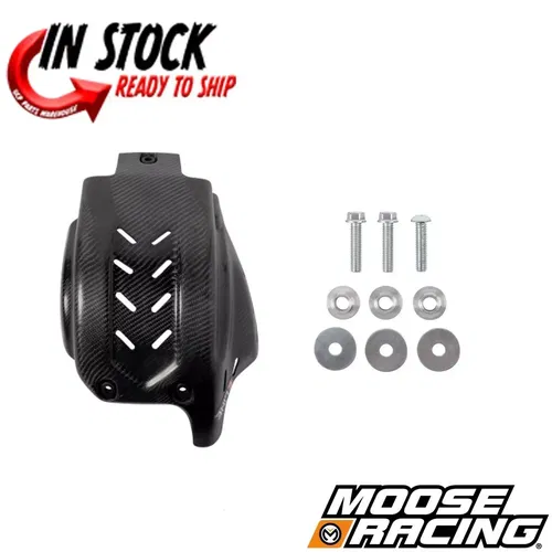 MOOSE CARBON FIBER SKID PLATE YAMAHA 2020-24 YZ250FX / 2019-23 YZ450FX