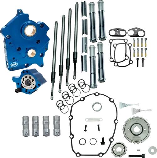 S&amp;S CYCLE Cam Chest Kit Without Cams - Gear Drive - Water Cooled - Chrome