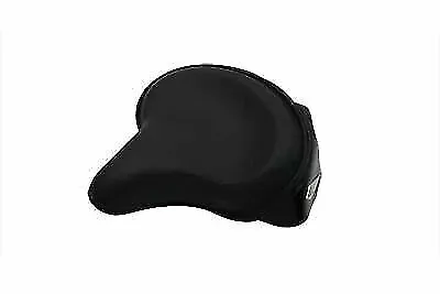 Police Style Black Solo Seat with Spears for Harley Davidson by V-Twin