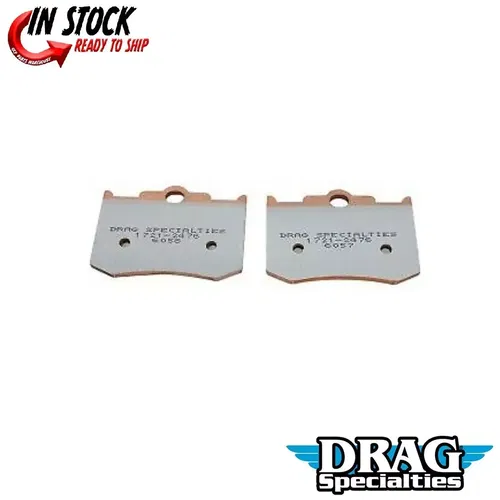 Drag Specialties Sintered Metal Caliper Brake Pads for Performance Machine