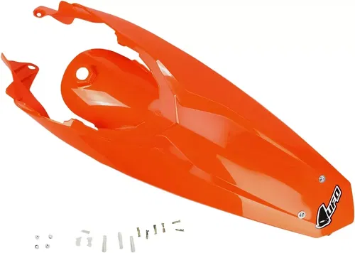 UFO Enduro Rear Fender with Light 98-12 KTM Orange KT04027-127