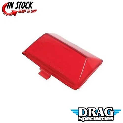 DRAG SPECIALTIES 2040-0588 Red Rear Fender Lens