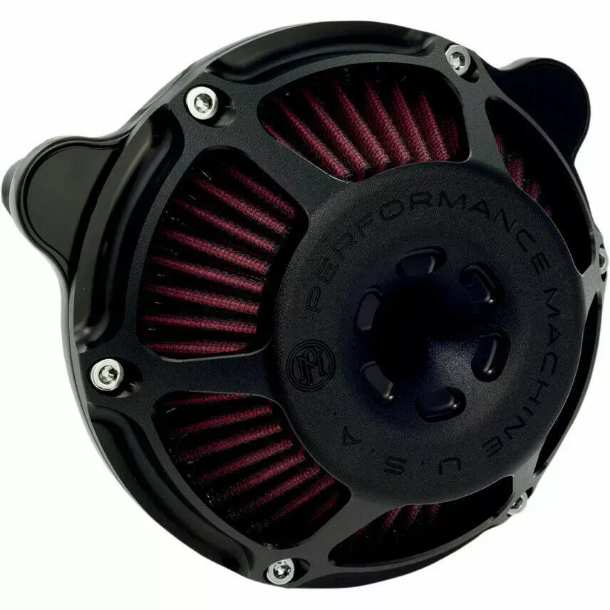 Performance Machine MaxHP Ops Stage 1 Air Cleaner Harley CV EFI 93-17 Black