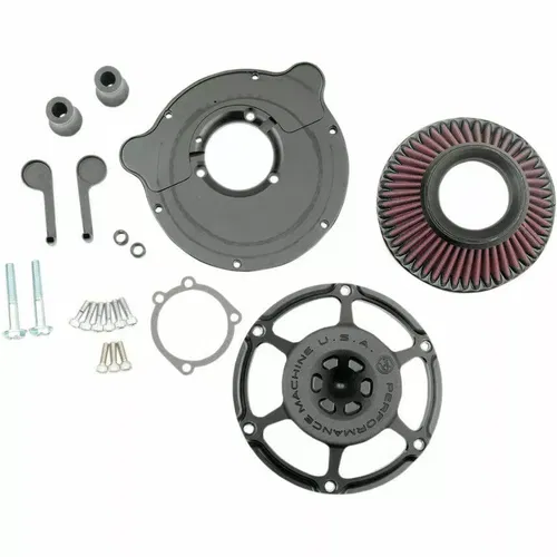 Performance Machine MaxHP Ops Stage 1 Air Cleaner Harley CV EFI 93-17 Black