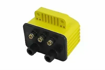 Accel Yellow Single Fire Super Coil for Harley Davidson by V-Twin